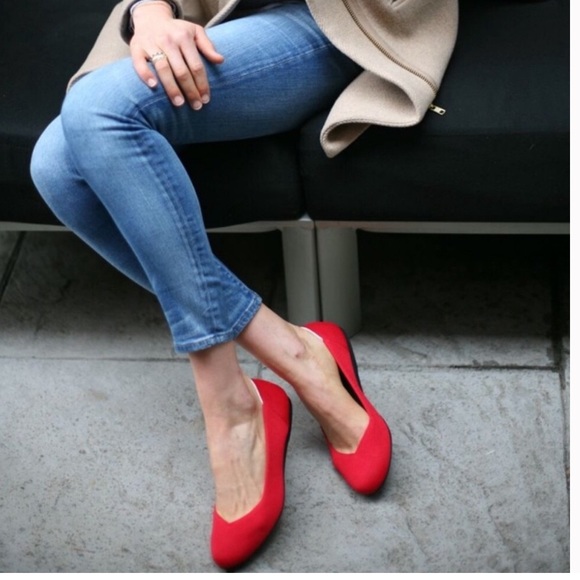 Rothy's Shoes - Rothy’s | Cherry Red Round Toe Flat